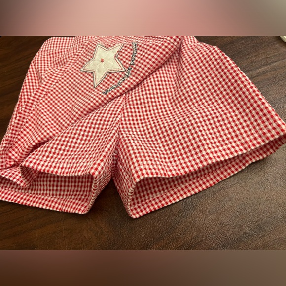 Red, White, Blue Toddler 3T/3 Skort Smocked Tank Top Patriotic Stars America Set - Picture 8 of 12